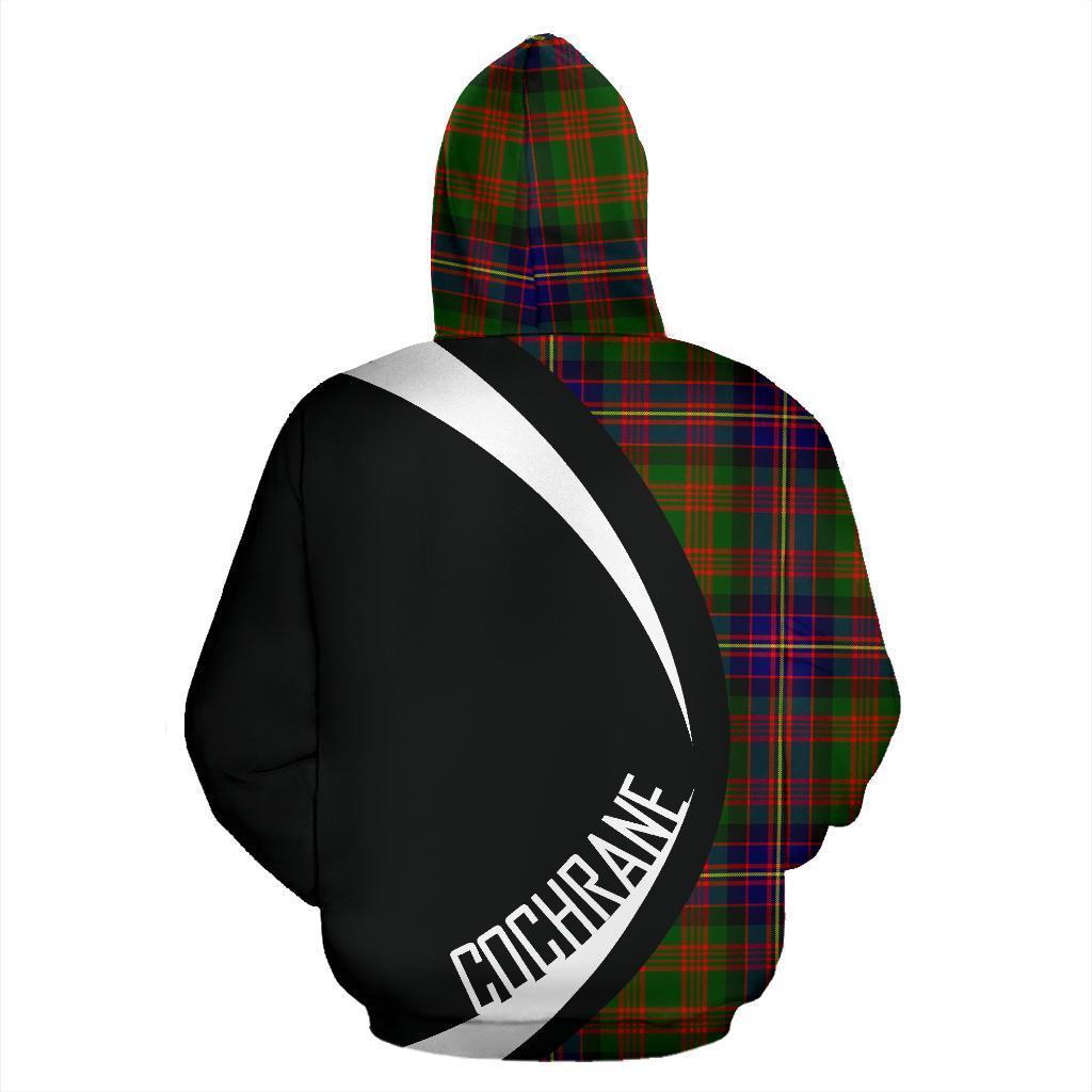 Cochrane Modern Tartan Crest Zipper Hoodie - Circle Style