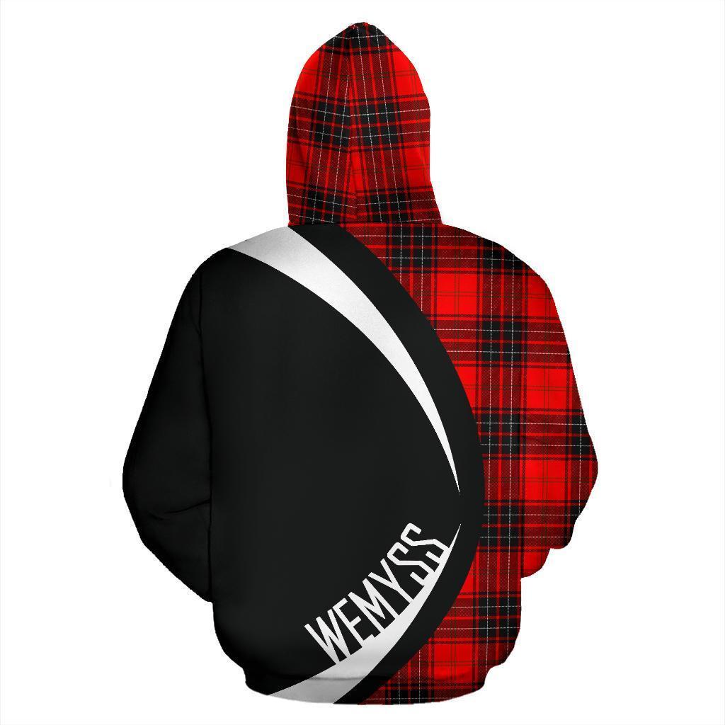 Wemyss Modern Tartan Crest Hoodie - Circle Style