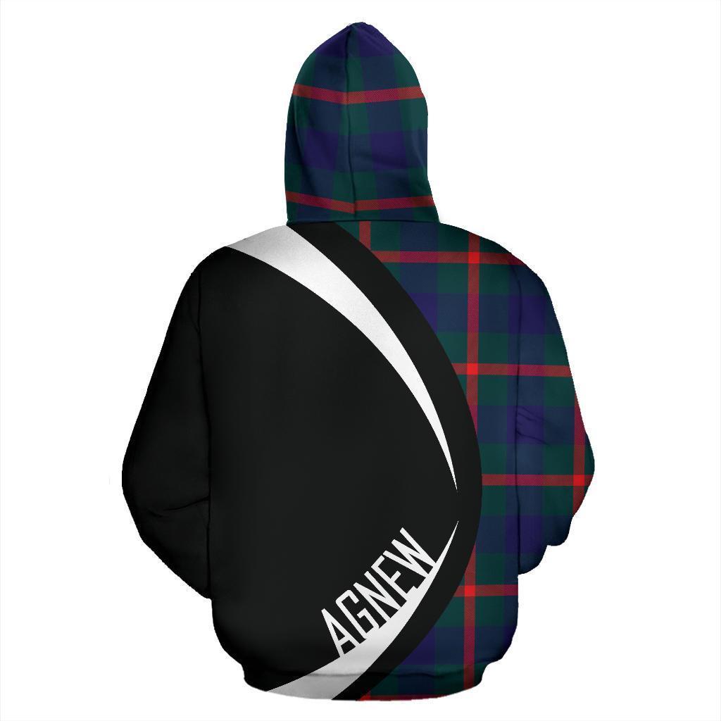 Agnew Modern Tartan Crest Hoodie - Circle Style