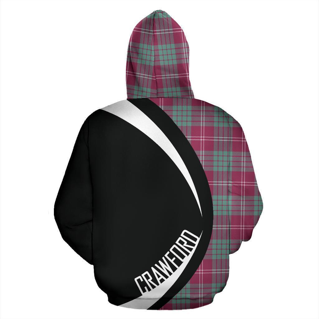 Crawford Ancient Tartan Crest Hoodie - Circle Style