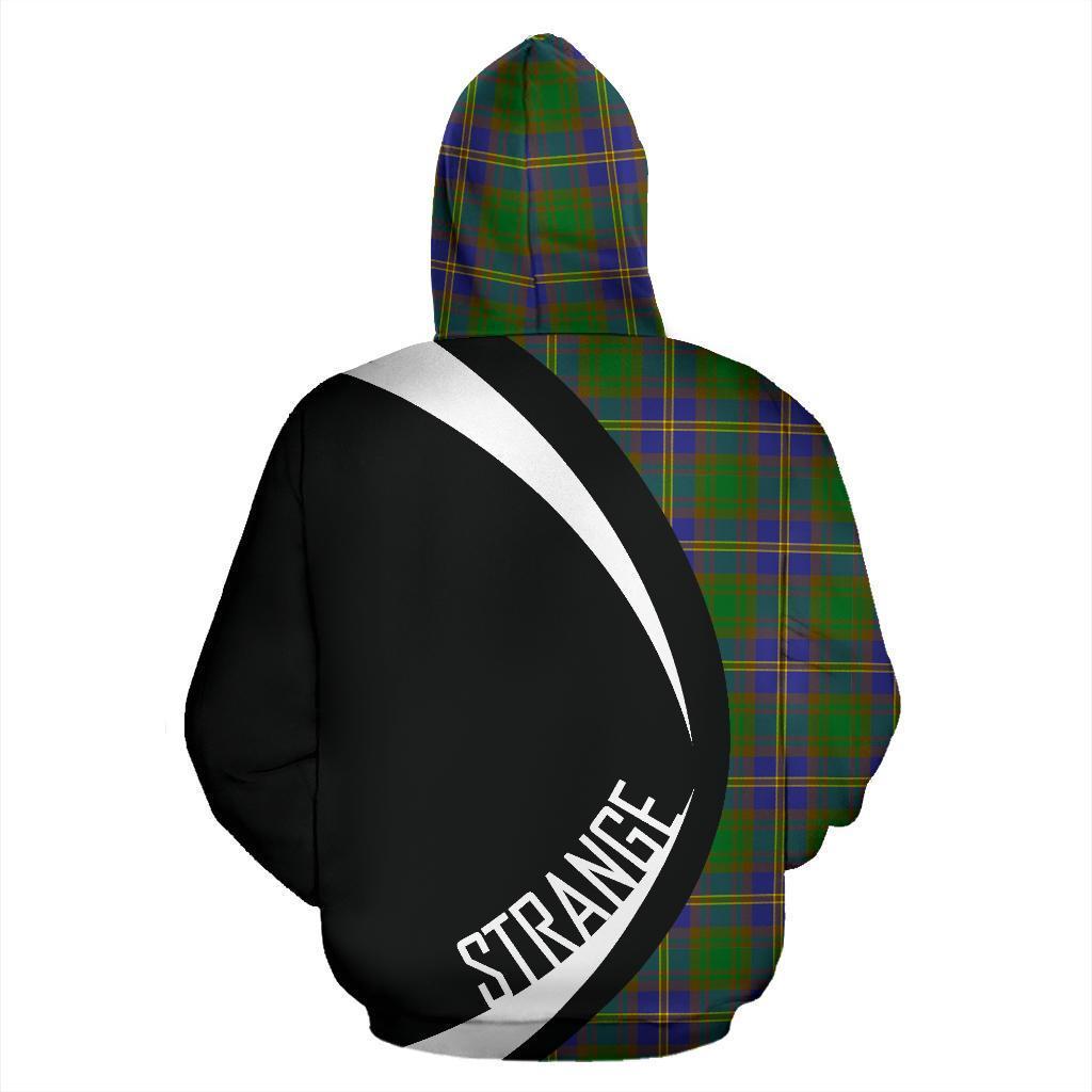 Strange of Balkaskie Tartan Crest Zipper Hoodie - Circle Style