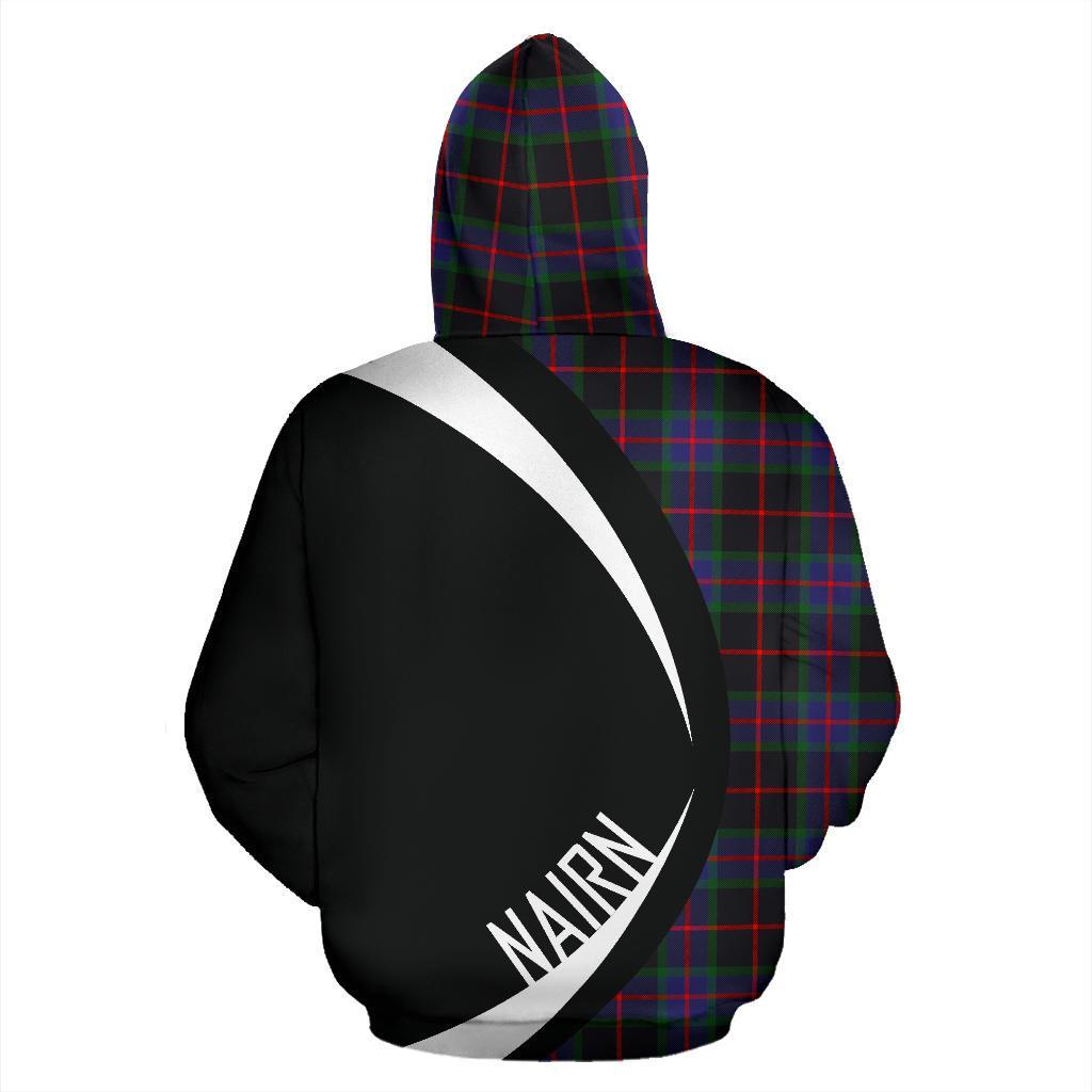 Nairn Tartan Crest Zipper Hoodie - Circle Style