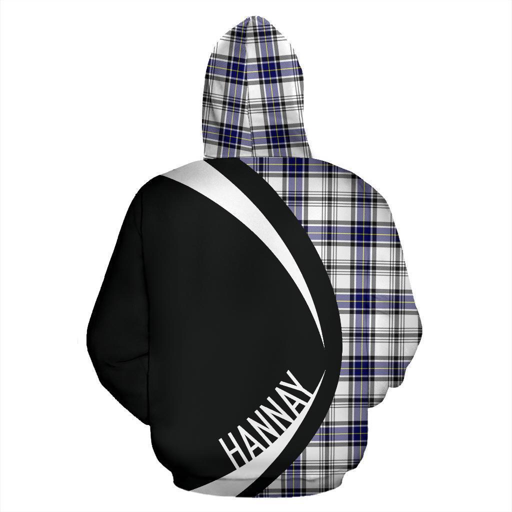 Hannay Modern Tartan Crest Hoodie - Circle Style