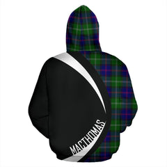 MacThomas Modern Tartan Crest Hoodie - Circle Style