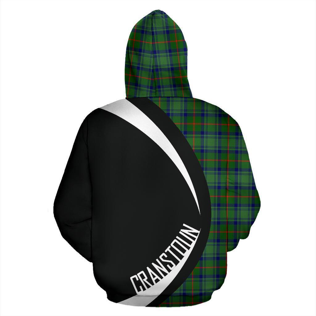 Cranstoun Tartan Crest Hoodie - Circle Style