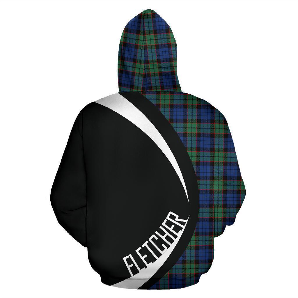 Fletcher Ancient Tartan Crest Zipper Hoodie - Circle Style