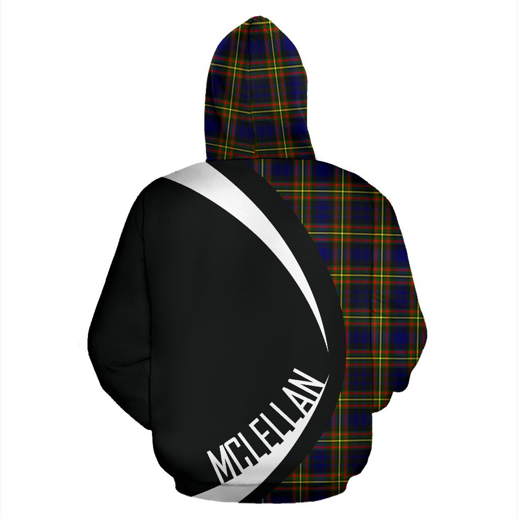 McLellan Modern Tartan Crest Zipper Hoodie - Circle Style