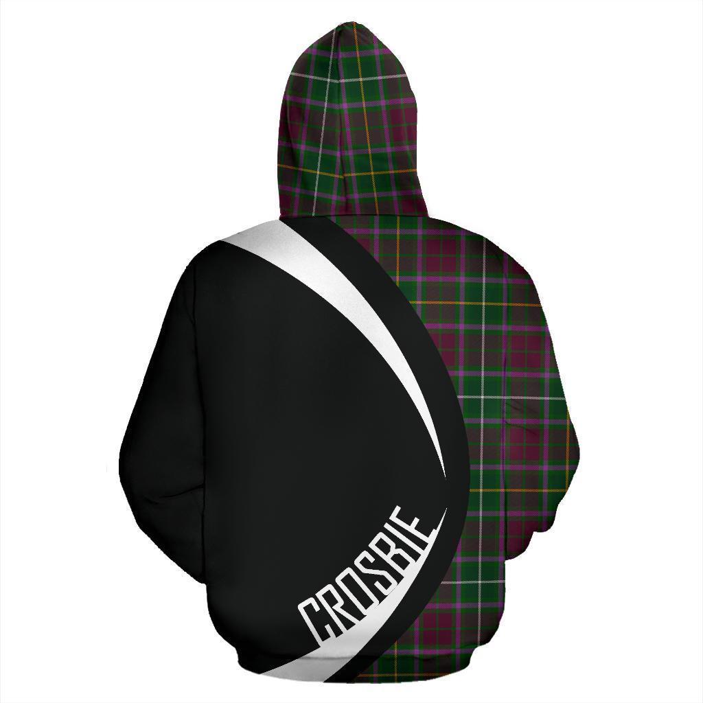 Crosbie Tartan Crest Hoodie - Circle Style