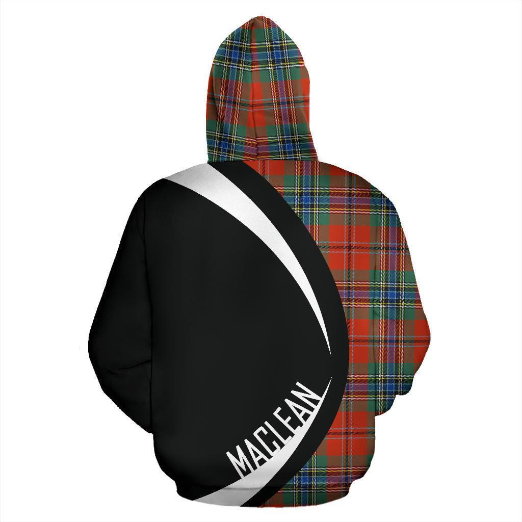 MacLean of Duart Ancient Tartan Crest Hoodie - Circle Style
