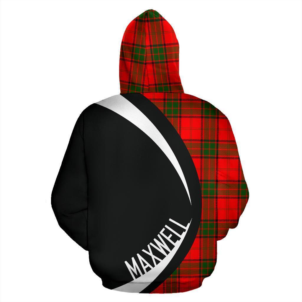 Maxwell Modern Tartan Crest Zipper Hoodie - Circle Style