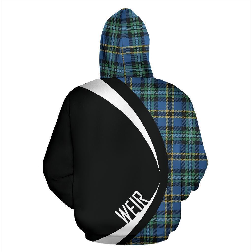 Weir Ancient Tartan Crest Hoodie - Circle Style