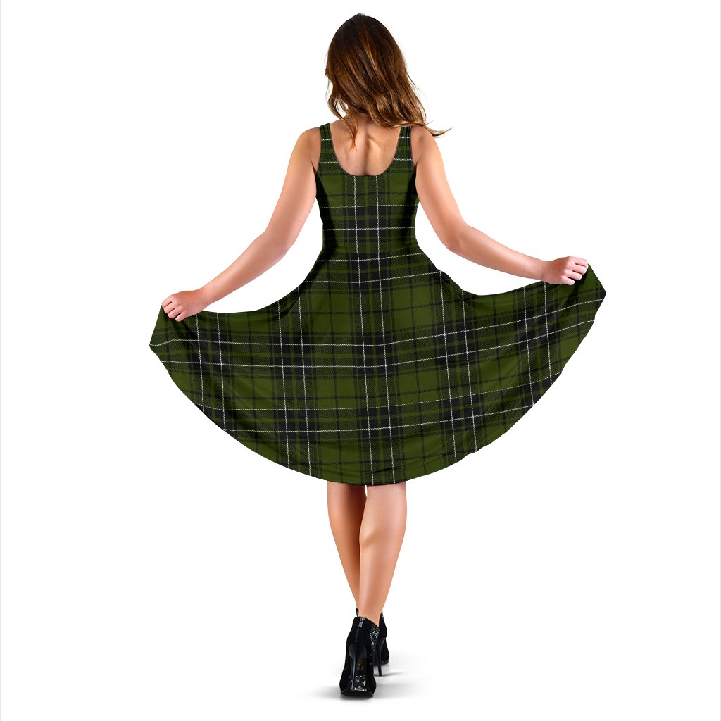 MacLean Hunting Tartan Midi Dress