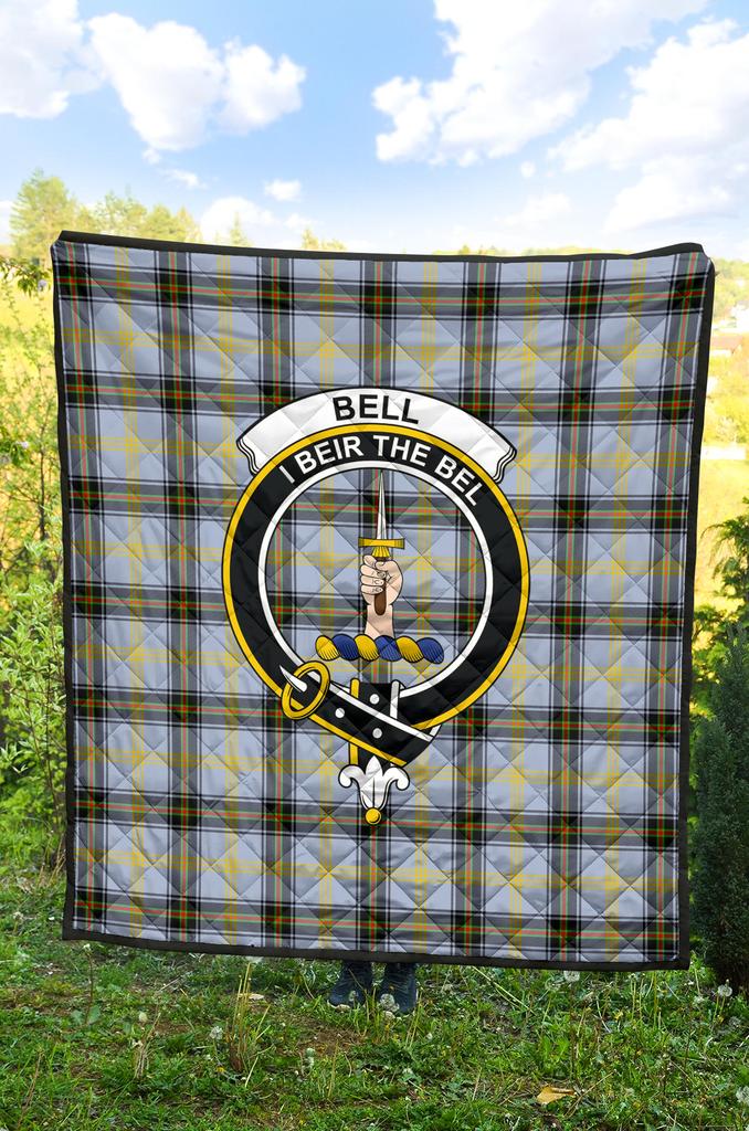 Bell of the Borders Tartan Crest Quilt