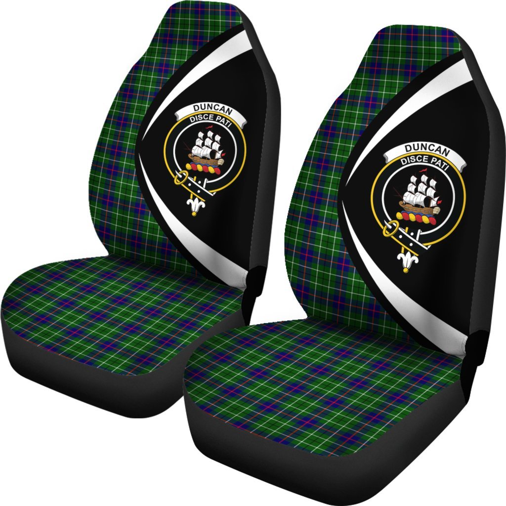 Duncan Modern Tartan Circle Style Car Seat Cover