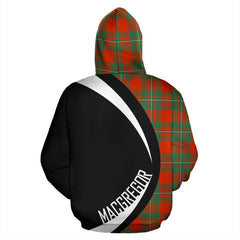 MacGregor Ancient Tartan Crest Zipper Hoodie - Circle Style