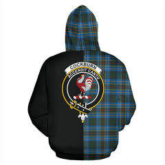 Cockburn Modern Tartan Crest Zipper Hoodie - Half Of Me Style