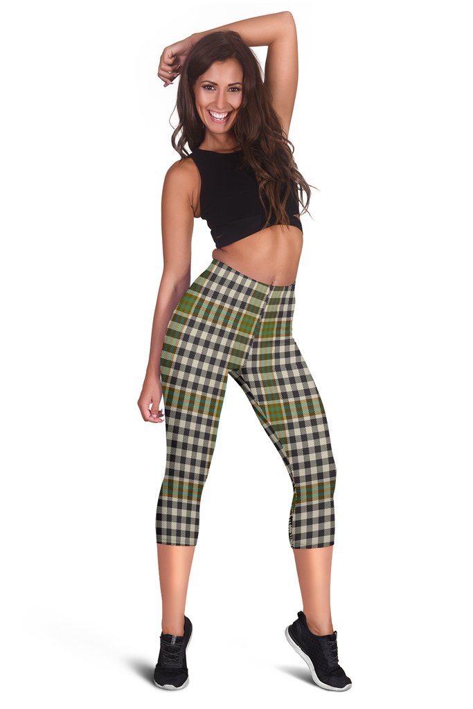 Burns Check Tartan Capris Leggings