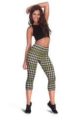 Burns Check Tartan Capris Leggings