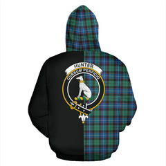 Hunter Ancient Tartan Crest Zipper Hoodie - Half Of Me Style