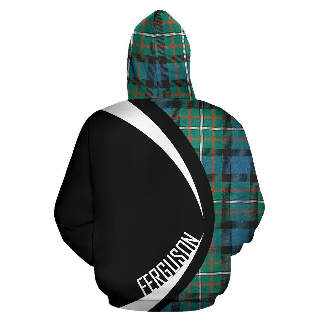 Ferguson Ancient Tartan Crest Hoodie - Circle Style