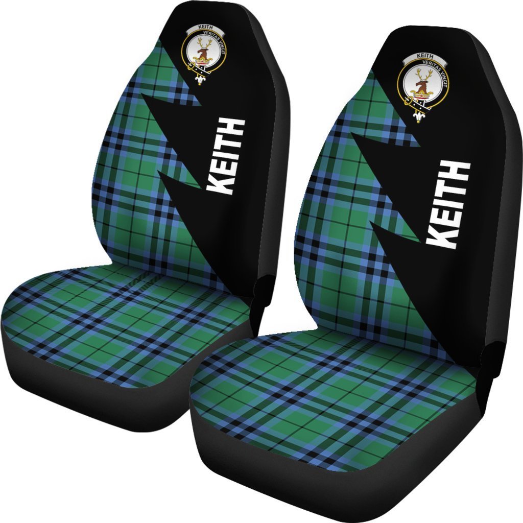 Keith Tartan Crest Car Seat Cover