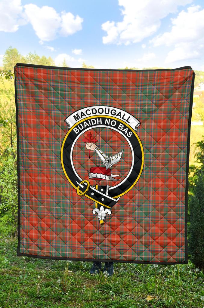 Macdougall Family Modern Tartan Quilt