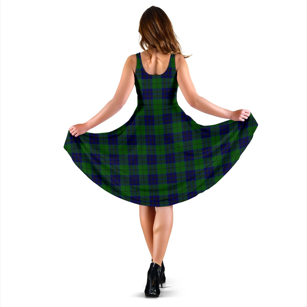 Keith Modern Tartan Midi Dress