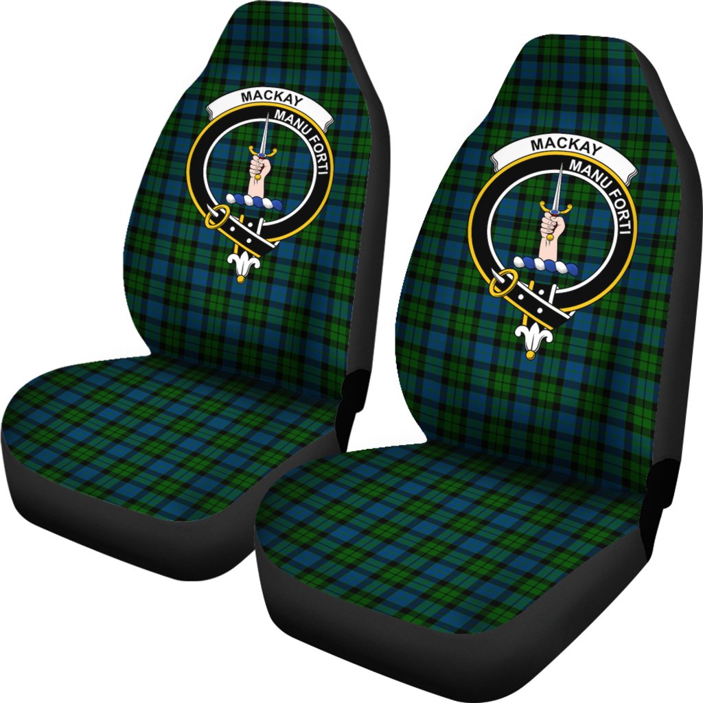 MacKay Modern Tartan Crest Car Seat Cover