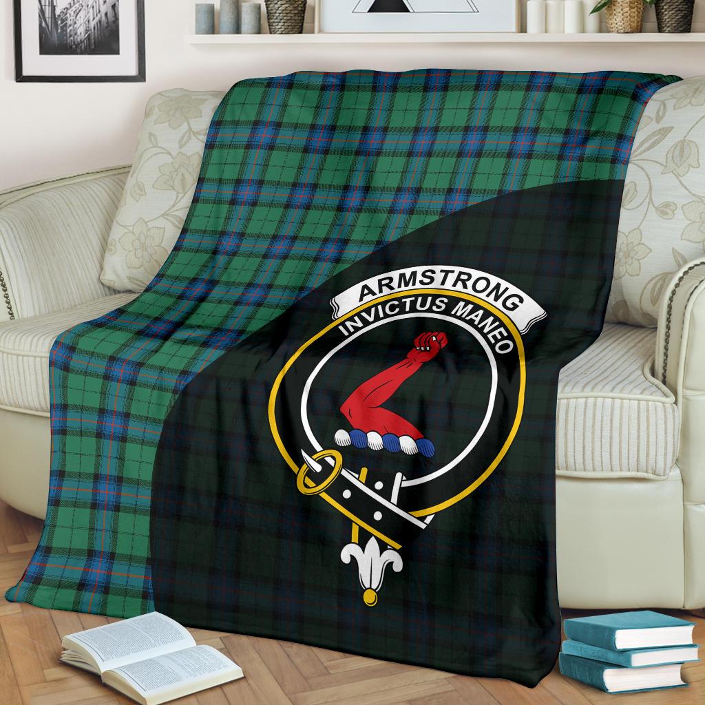 Armstrong Acient Tartan Crest Blanket - 3 Sizes