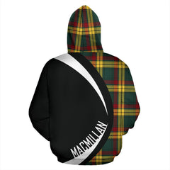 MacMillan Old Modern Tartan Crest Zipper Hoodie - Circle Style