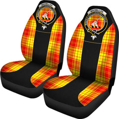 Macmillan Family Tartan Crest Car Seat Cover Special Version