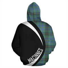 MacInnes Ancient Tartan Crest Zipper Hoodie - Circle Style