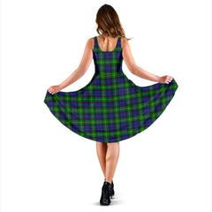 Gordon Modern Tartan Midi Dress