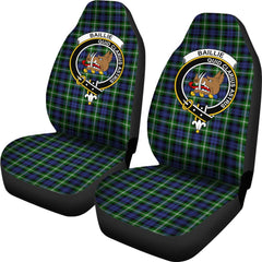 Baillie Tartan Crest Car Seat Cover