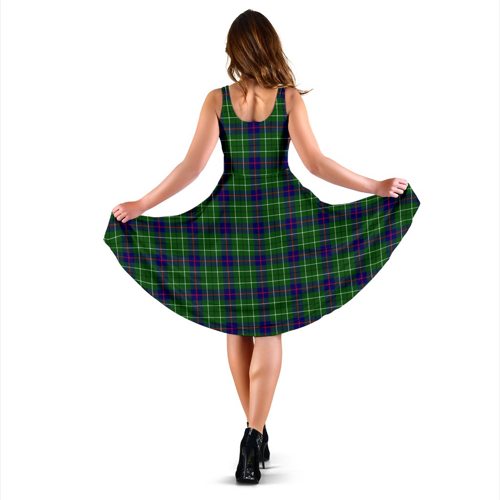 Duncan Modern Tartan Midi Dress