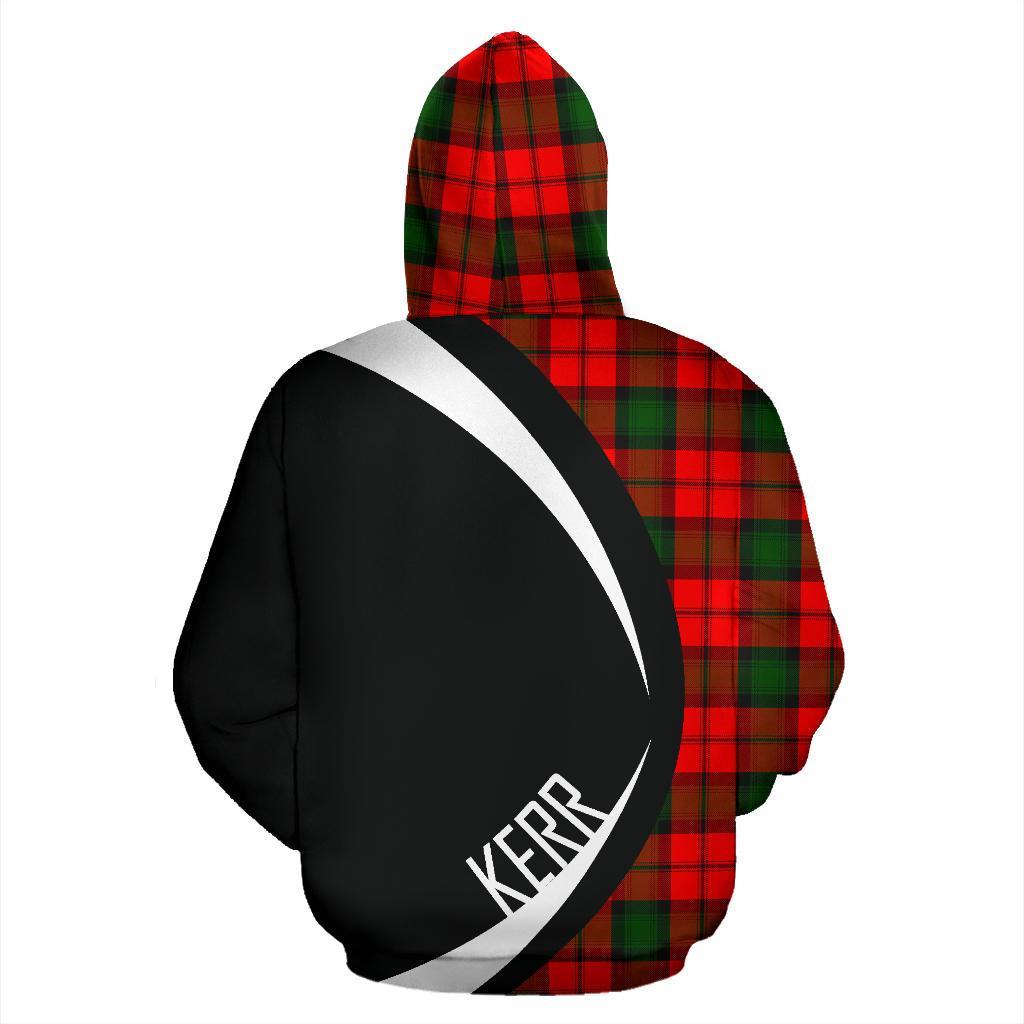 Kerr Modern Tartan Crest Zipper Hoodie - Circle Style