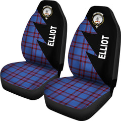 Elliot Tartan Crest Car Seat Cover