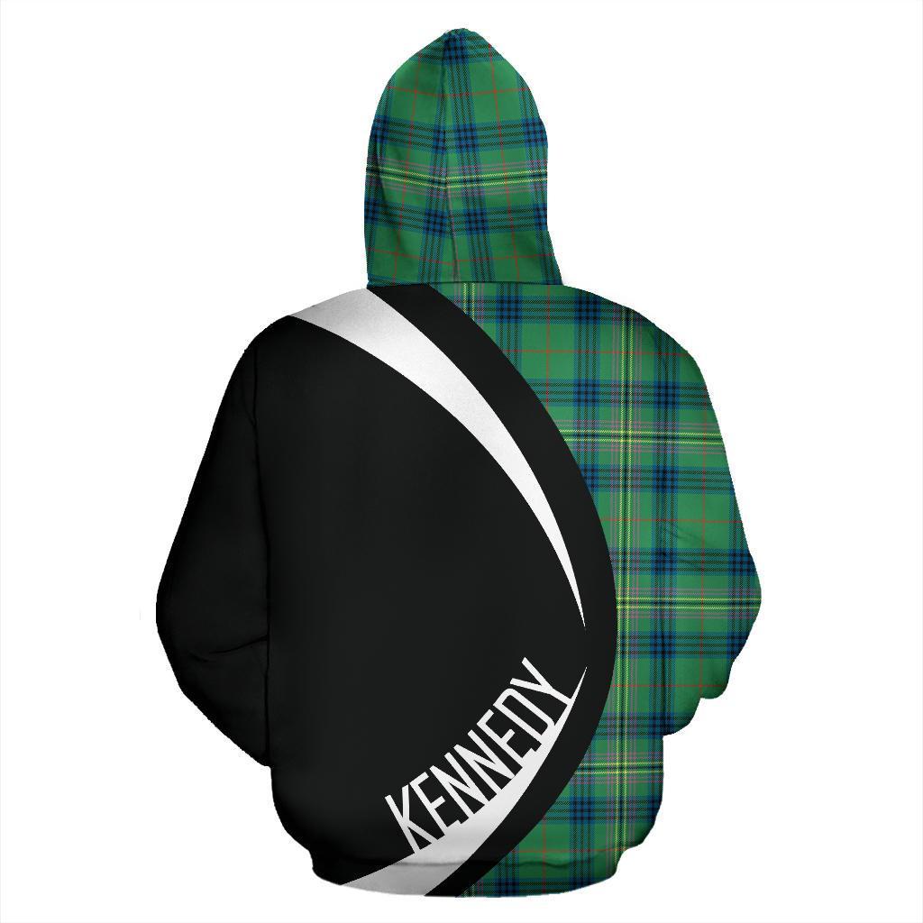 Kennedy Ancient Tartan Crest Hoodie - Circle Style