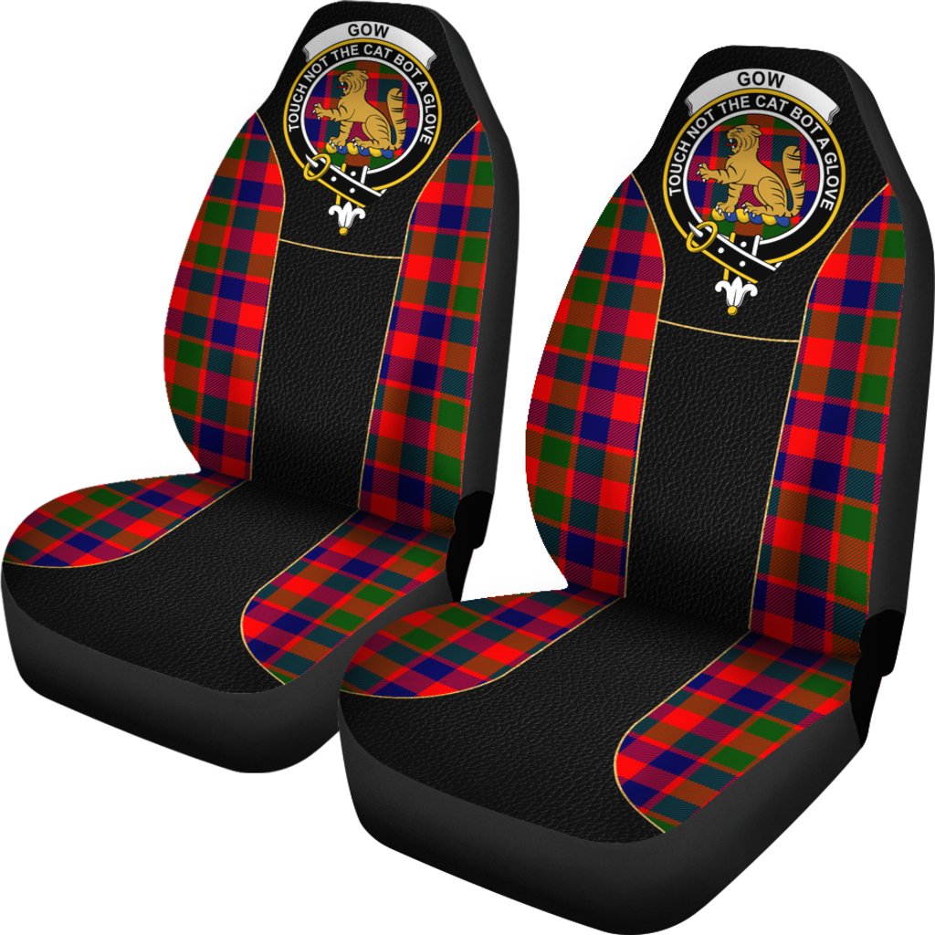 Gow (or McGouan) Tartan Crest Car seat cover