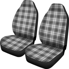 Douglas Grey Modern Tartan Car Seat Cover