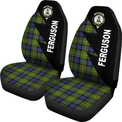 Ferguson Tartan Crest Flash Style Car Seat Cover