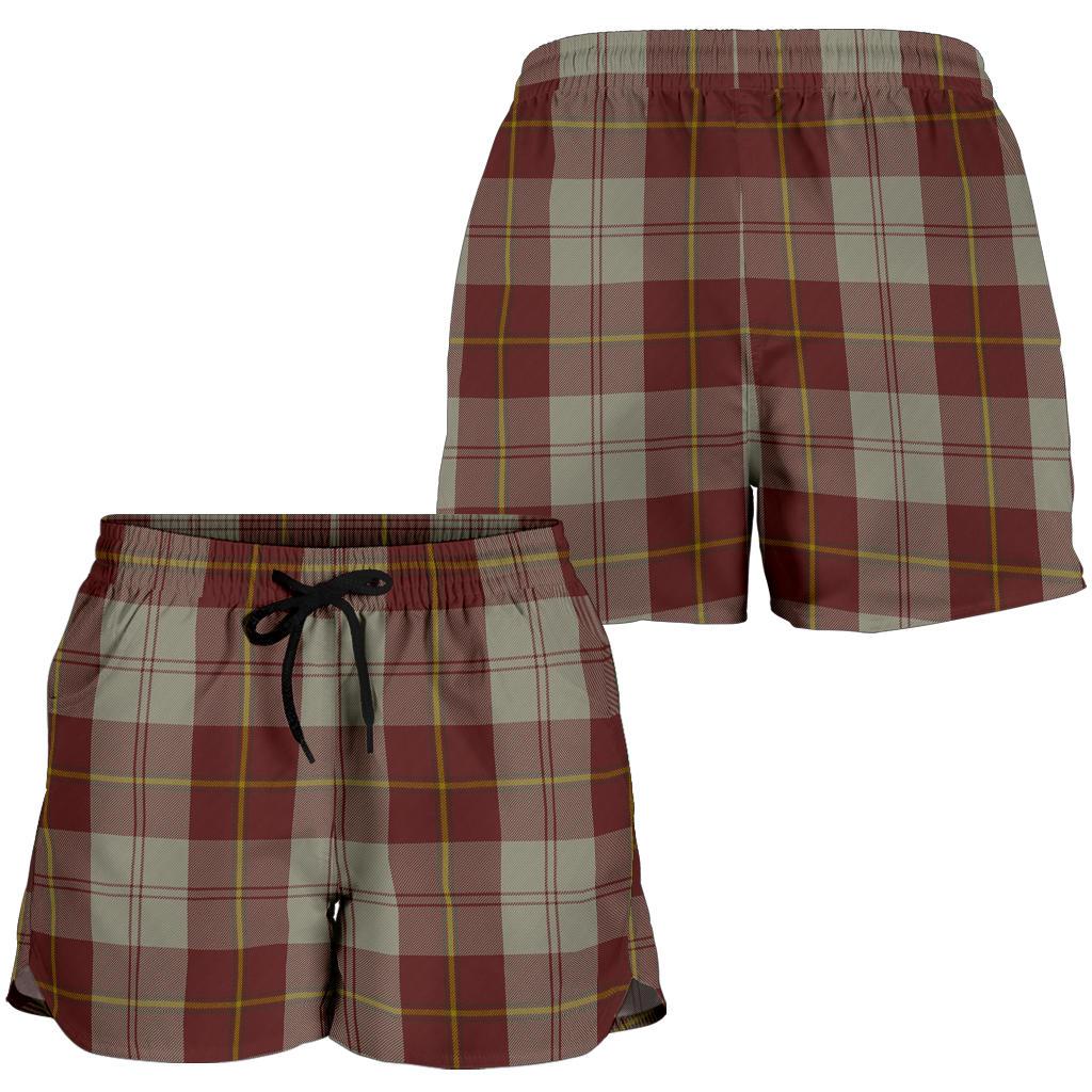 Cunningham Burgundy Dancers Tartan Women's Short