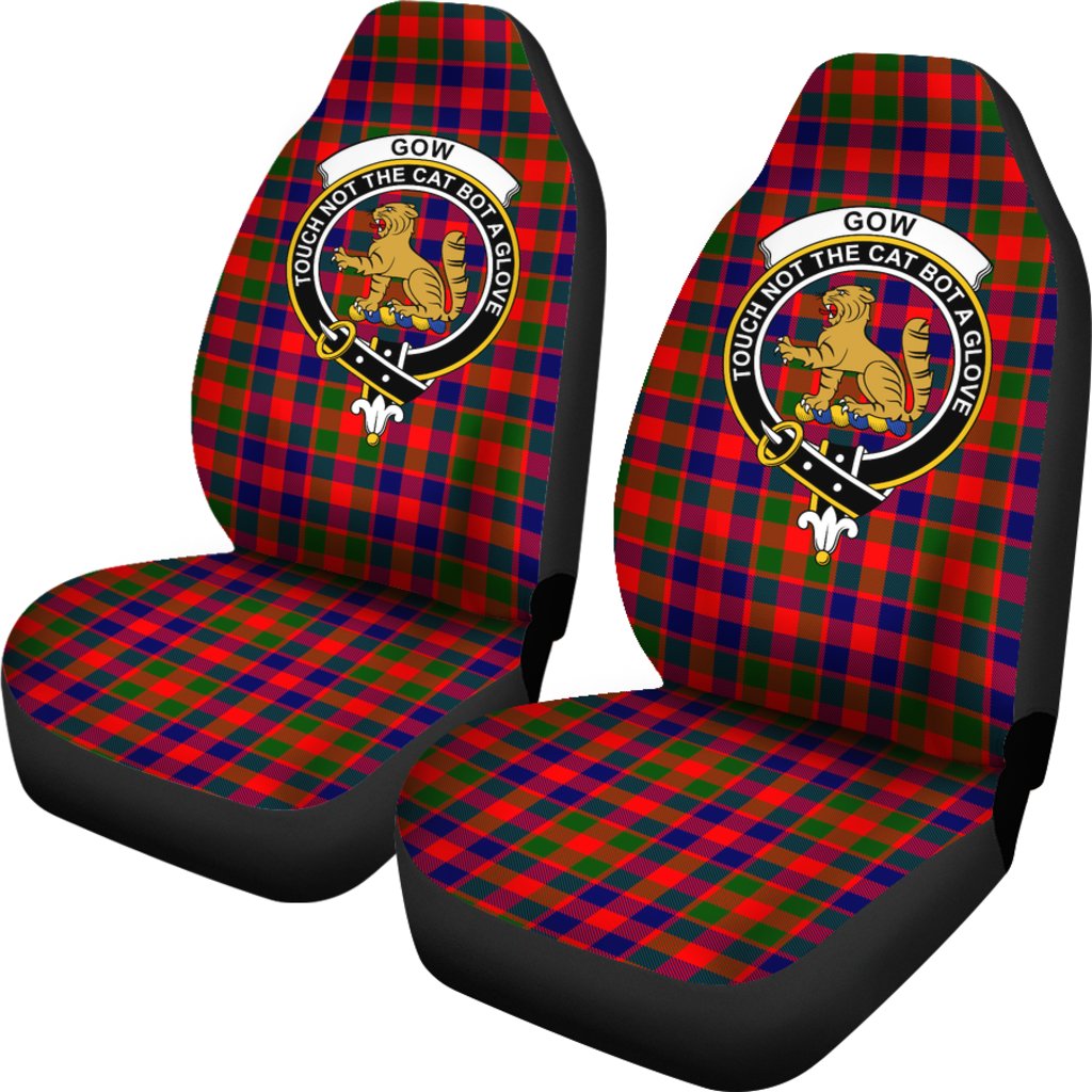 Gow Of Mcgouan Tartan Crest Car seat cover