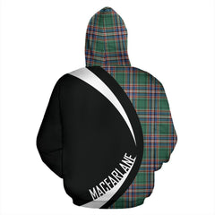 MacFarlane Hunting Ancient Tartan Crest Zipper Hoodie - Circle Style