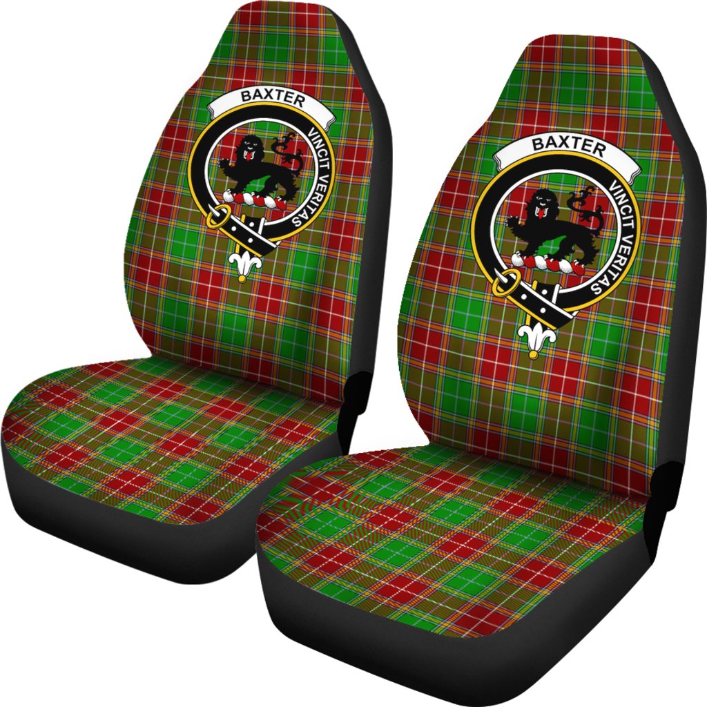 Baxter Tartan Crest Car Seat Cover