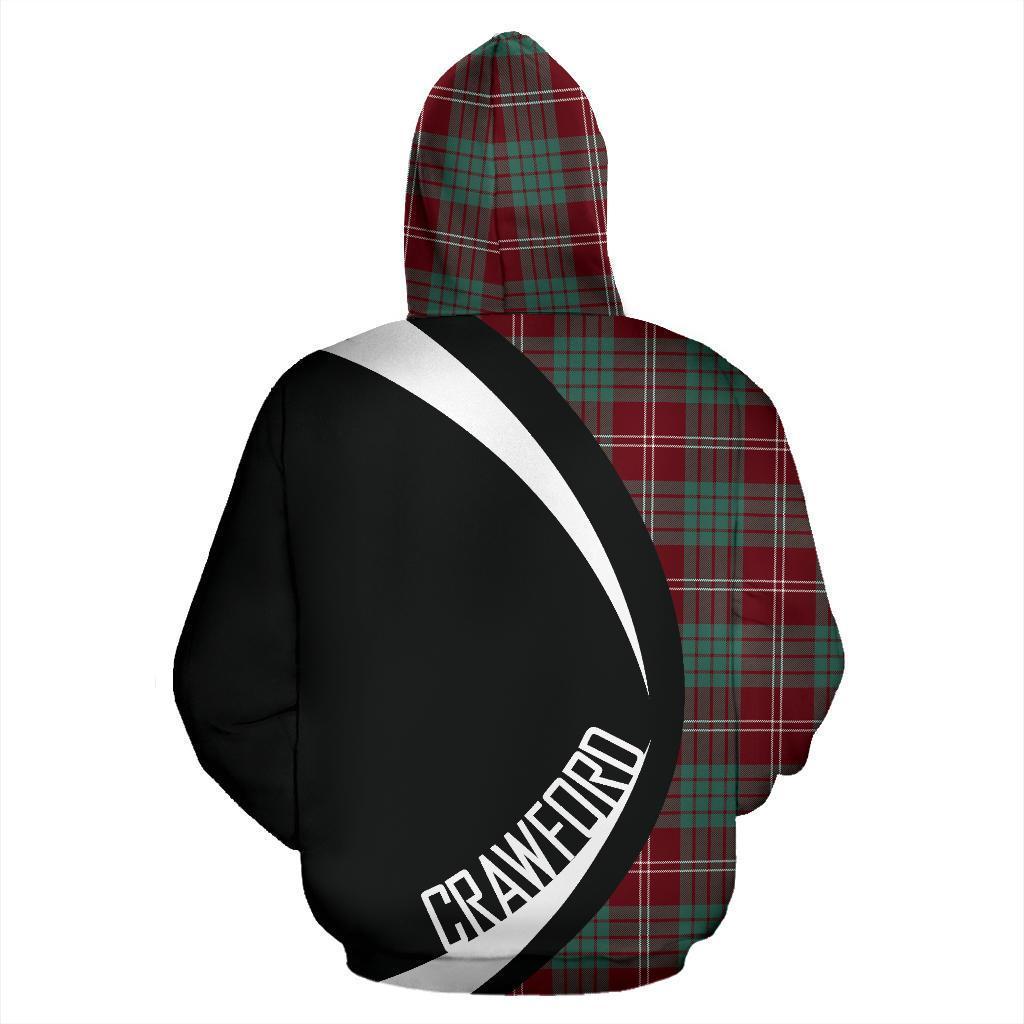 Crawford Modern Tartan Crest Hoodie - Circle Style