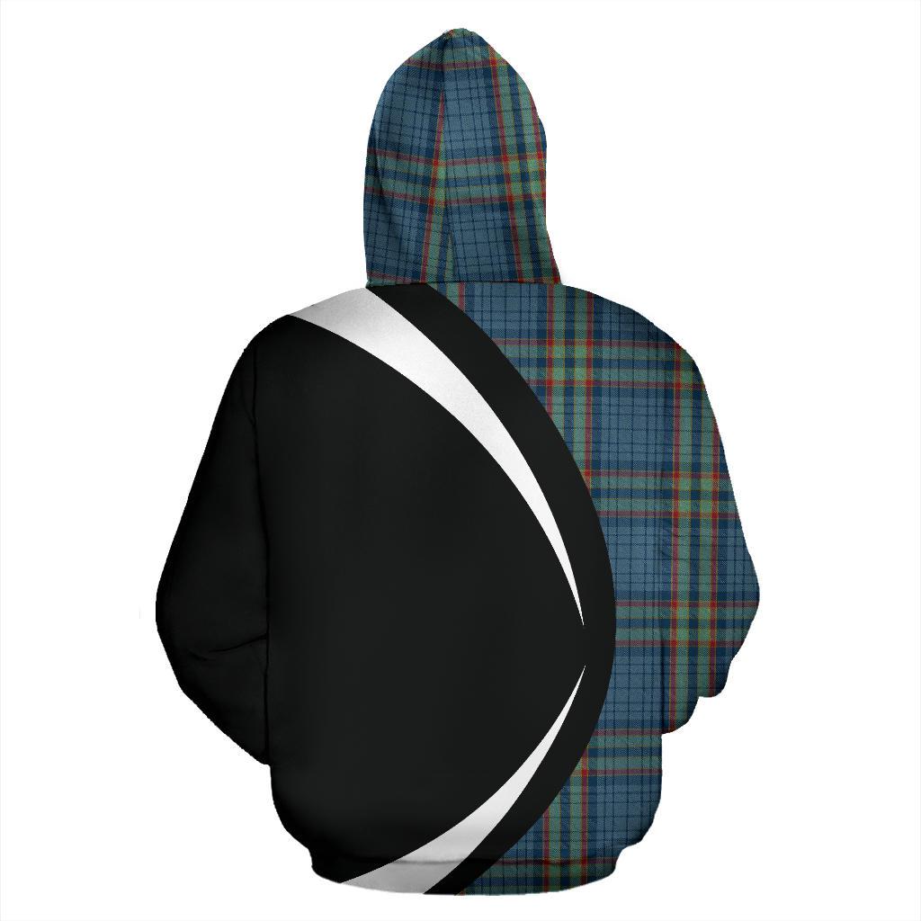 Ralston Tartan Crest Zipper Hoodie - Circle Style