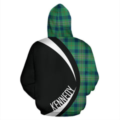 Kennedy Ancient Tartan Crest Zipper Hoodie - Circle Style