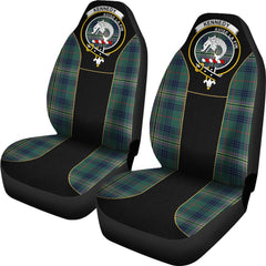 Kennedy Modern Tartan Crest Car Seat Cover