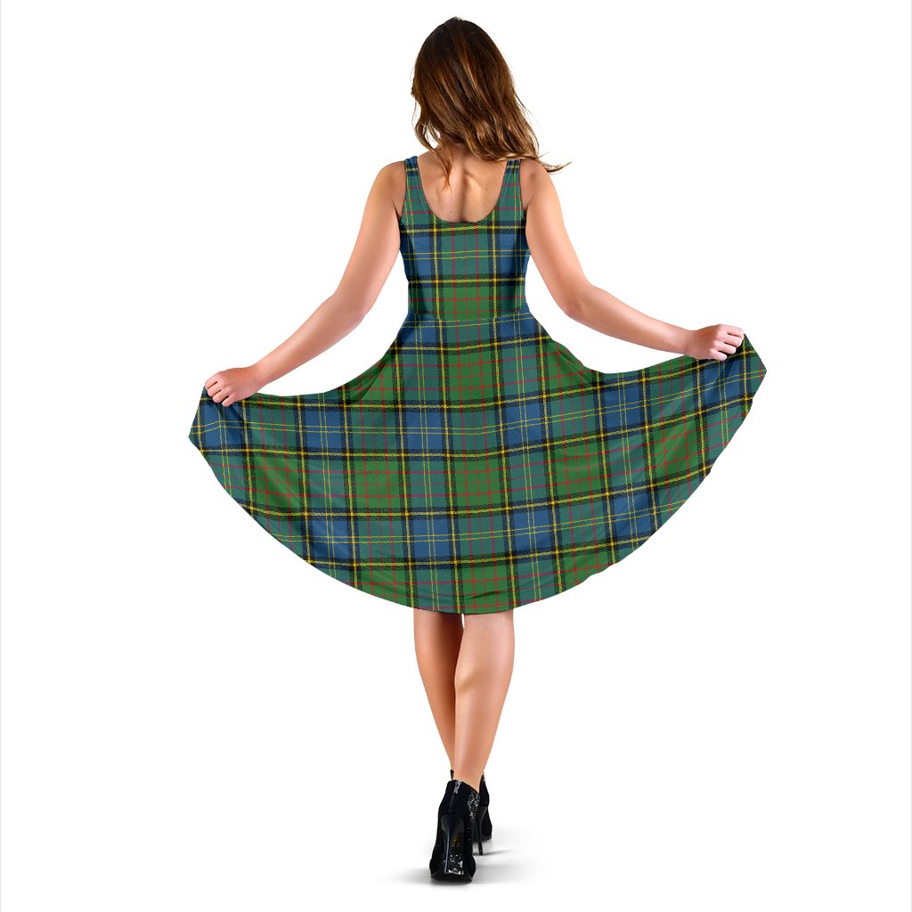 MacMillan Hunting Ancient Family Tartan Midi Dress